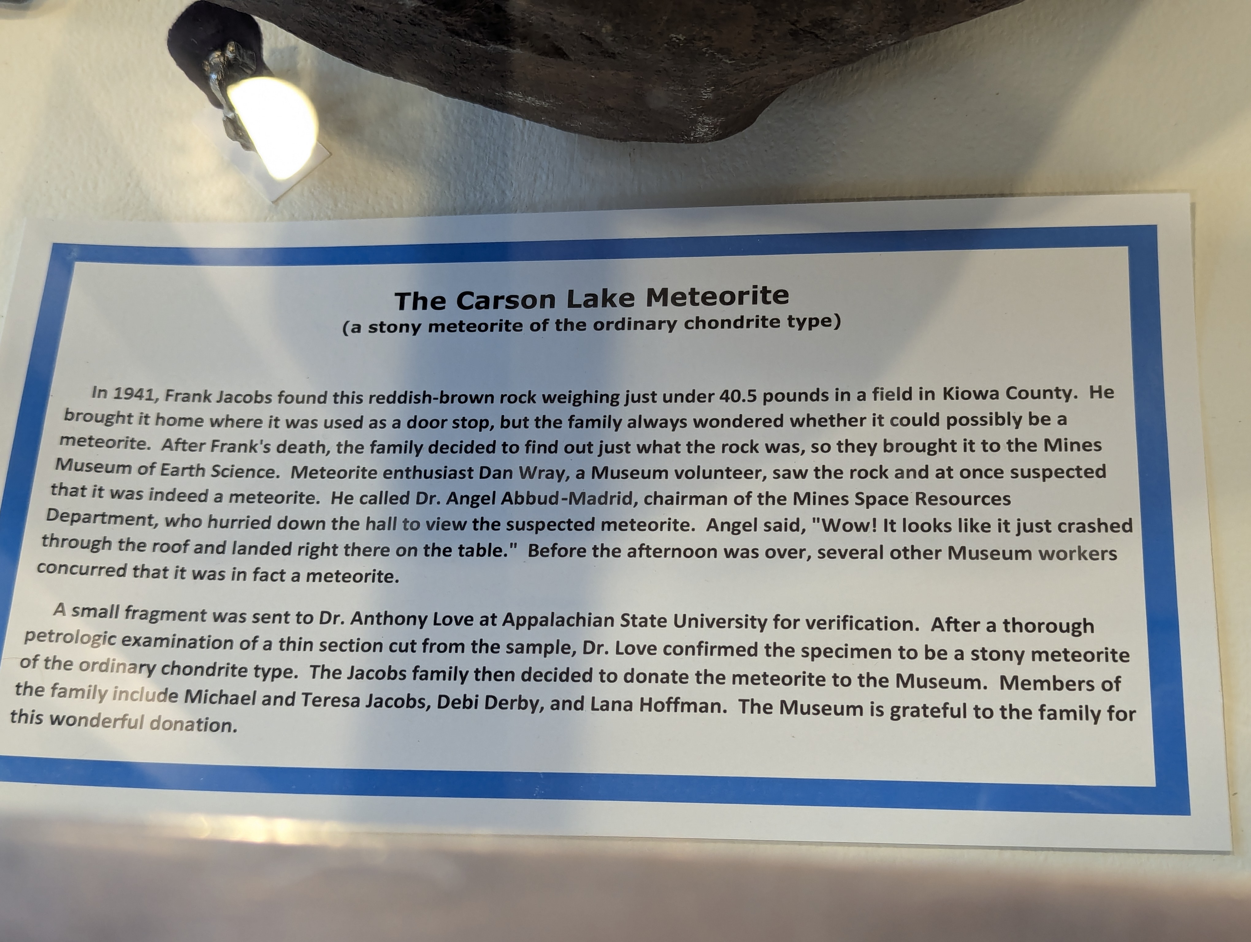 Colorado School of Mines, Geology Museum